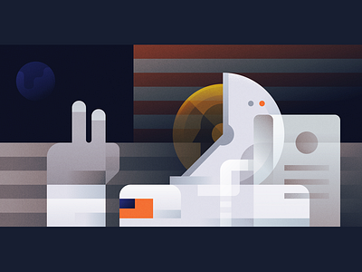 Apollo 11 apollo apollo 11 apollo 50 astronaut illustration moon moon landing nasa neil armstrong space usa