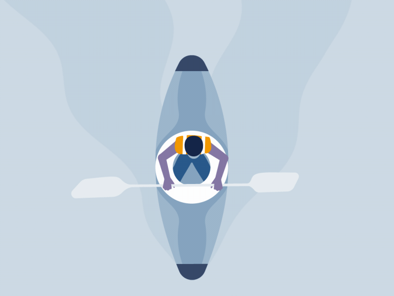 Kayak after effects animation email