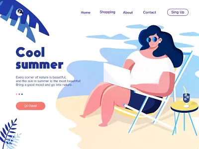 Leisure holiday 插图 设计