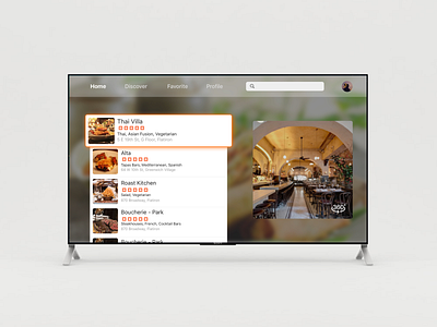 Daily UI 025_TV App app design ui ux