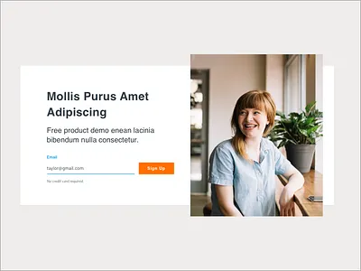 UX CTA Sign Up block call to action conversion cta dailyui form layout module submit ux wordpress