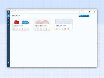 Workspaces Homepage enterprise projects saas saas app workspace workspaces