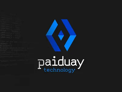 Branding Paiduay Technology branding code logo technology typogaphy