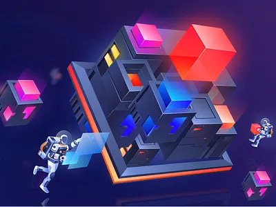 Upgrade 2.5d - one 2.5d android color design illustration style ui ux