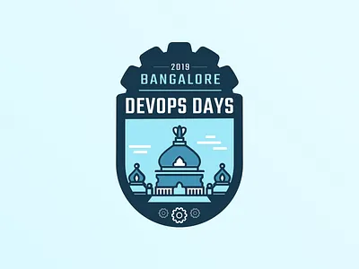 Devops Days Bangalore art bangalore branding clean design devops devopsdays icon identity illustrator india lettering logo logo design meetup minimal typography ui ux vector