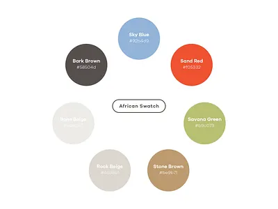 Jeremy Mckenna Website Swatch africa african color color palette colour colour palette palette palettes safari sand savana sky stone swatch ui ui ux ui design uidesign uiux web