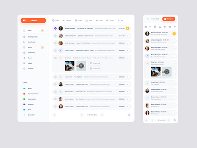 Mail App admin panel application dashboard download interface mail product ui ui kit ux web