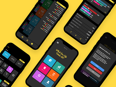 Walta Scatter Display branding design