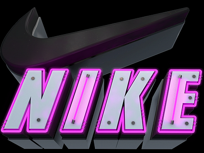 nike logo c4d