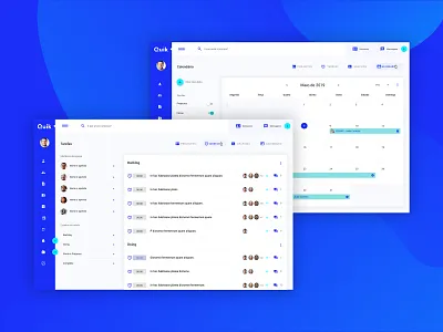 Intranet app art clean design flat minimal mobile responsive ui ux web website