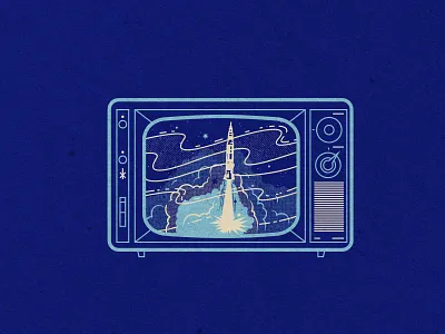 Apollo 11 apollo 11 explosion nasa reception retro rocket space tv tv static