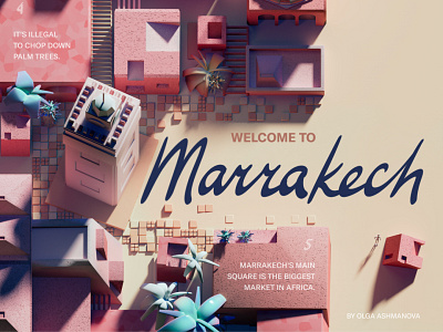 Marrakech 3d cg cinema4d marrakech rozov visualisation wnbl