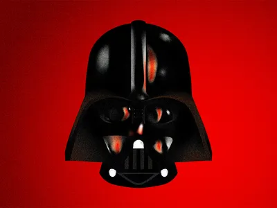 Vader || Disney Illustration Series bright color dark darthvader disney illustration illustrator star wars