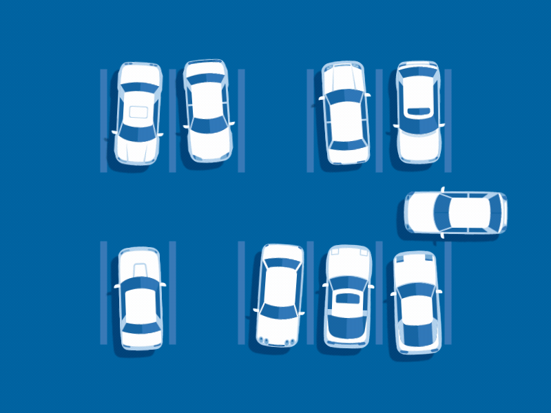 parking animation car cars city ui