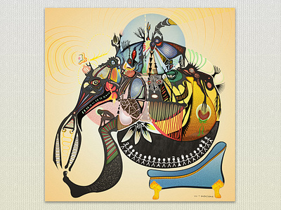 Originating abstract art art digital painting digitalart illustration photoshop surrealism vector vector illustration