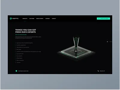 Interaction iGaming Platfrom UXUI clean crypto dark ui design e sports egaming esports gaming igaming interaction design minimal minimalism minimalistic nft ui ux web web 3 web design website