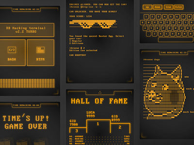 RedBull Vending Machine code doge geek glowing hacker hacking ide leaderboard meme neon nerd orange red bull sci fi terminal vending machine