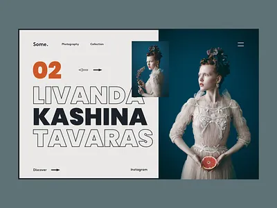 Some. collection fashion model photo photography style web design webdesign