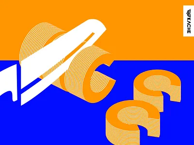 Type Cuts - Letter C art direction experimental typography graphic design illustration kache lettering poster type type art typogaphy vectorart