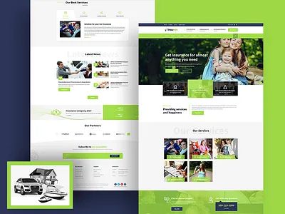 Insurance Agency WordPress Theme agent business car insurance corporate websites insurance insurance agency insurance theme life insurance