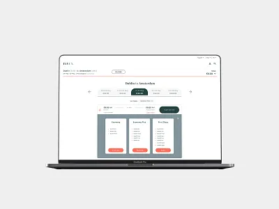 FlyUX - Concept Project "Flight Selection" (coursework) branding concept design design digital design figma high fidelity interaction design portfolio prototyping ui ux design visual designer web design website