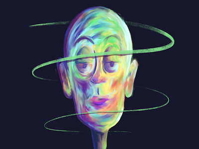 Color Study cartoon character colorful colors design digital drawing graphic design illustration ipad ipad pro painting portrait procreate