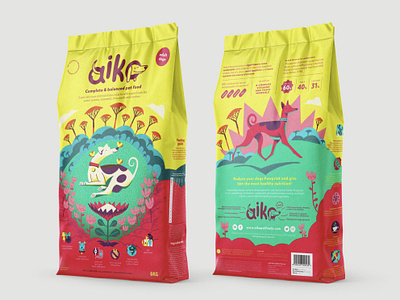 Dog Food character design digital folioart food gerhard van wyk illustration packaging pet