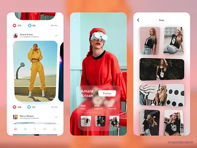 Social app concept.