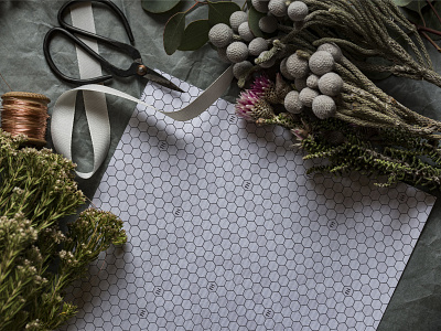 Flower House Branding bouquet wrap brand brand concept brand identity branding floral florist flower flower house flower shop flower wrap flowers gift wrap graphic design indentity marketing materials mockup wrapping paper