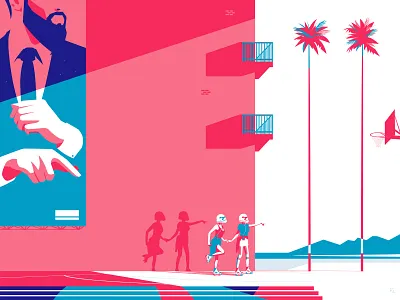 Dénoncé.e 80s 80s style adobe artwork basketball couple design digital illustration digitalart illustration illustrator lgbt lgbtq pop art roller stormtrooper trooper vector vintage