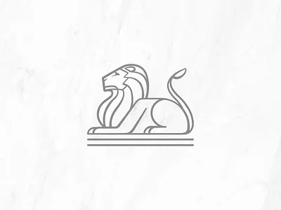 Marble Lion architecture branding icon illustration king lineart lion lion logo logo logotype marble regal