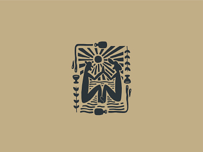 Henry and Sally Ritual art branding design draft drawing graphic illustration lifestyle logo merch sketch wip