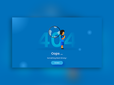 DailyUI 008 - 404 page daily ui dailyui dailyui008 design homepage illustration ui uidesign vector web webdesign
