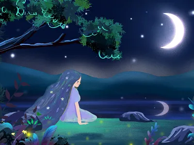 晚安 夜晚 晚安 梦幻 蓝色