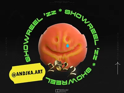 Showreel '22 2023 animation art illustration mograph new year poster showreel smile stickers
