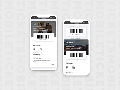 Mobile Tickets event mobile show ticket ticketing tickets
