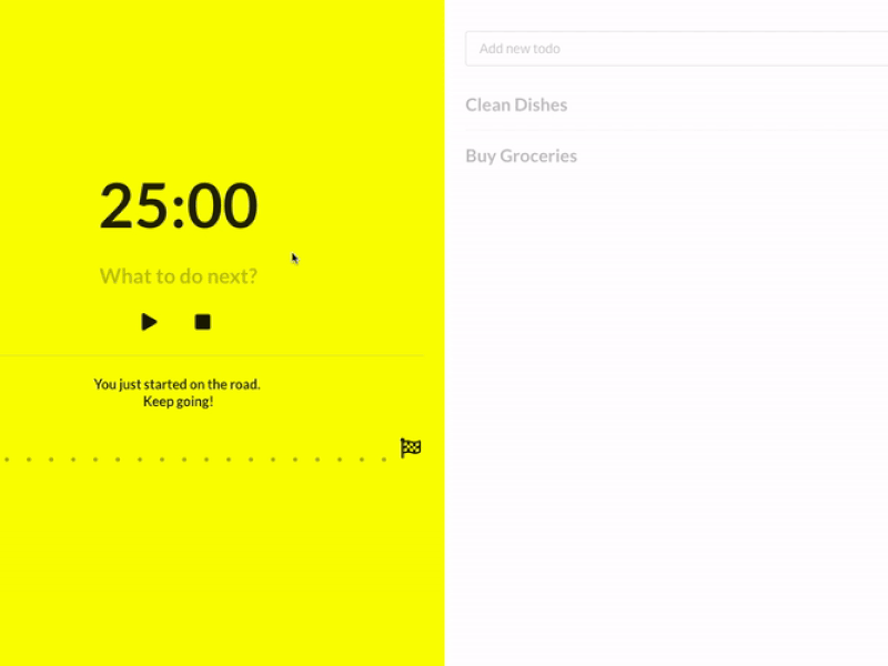 Pomodoro Timer 30dayscodechallenge animation css design html javascript reactjs ui web webdesign webdevelopment