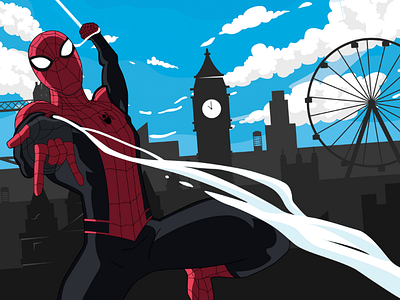 Spider-Man: Far From Home Vector Art designer graphic design graphic designer illustration illustrator vector vector art vector design vector drawing vector graphics vector illustration