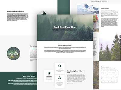 Book One,Plant One design education enviroment homepage landing landing page page service travel travel agency tree ui web web desgin website