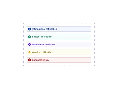 Alert Component - Leave Dates Design System alert animation app branding component design system figma graphic design leave managment leavedates ui ui design uidesign ux web app web application web design webapp webdesign website