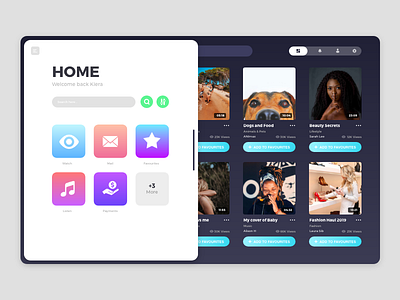 Video player - Web app app design gradient graphic design player uiux video watch webapp