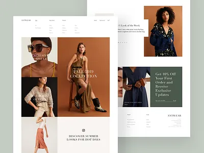 Daily UI 3 - Landing Page dailyui design ecommerce grid landing page landingpage shop ui webdesign