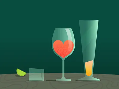 lovesick alcohol bar beer broad champagne classy date drunk glass glassware glassy lime lime green night shadow wine wine glass wood