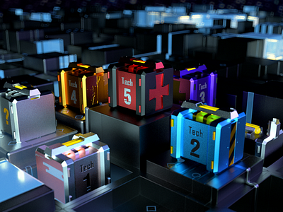 Daily Exercises 04 C4D c4d 3d 安仔设计 碧蓝航线