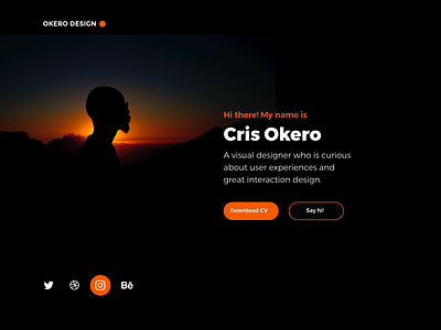 Hero Landing Page branding corporate branding design identity logo minimal typography ui ui ux design ux web website
