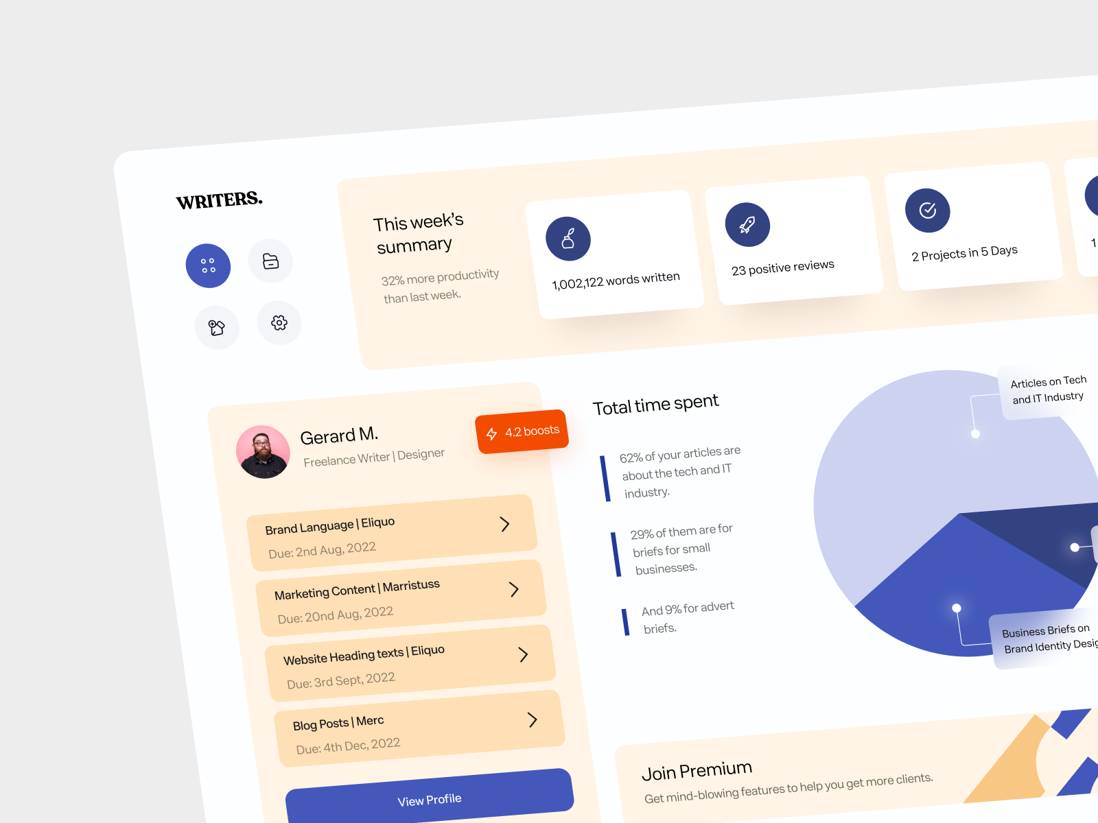 Example of Web App Design