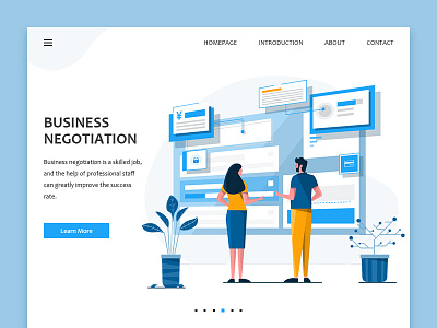 Business Negotiation illustration