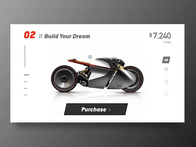 Official Website Details Show future motorcycle outdoor sport science and technology simplicity vehicle web web design