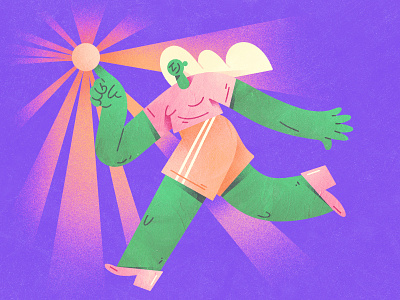 Illustration for Foam IV character character design color composition design dribbble illustration shapes web