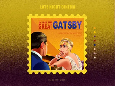 THE GREAT GATSBY 《了不起的盖茨比》 art branding character design illustration movie poster typography